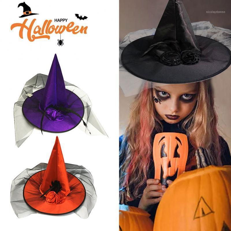 Party Hats Halloween Witch Hat Children's Adult Masquerade Dance Dress Up Rose Gauze Cosplay Props Girlfriend Fashion Gifts
Party Hats Halloween Witch Hat Children's Adult Masquerade Dance Dress Up Rose Gauze Cosplay Props Girlfriend Fashion Gifts