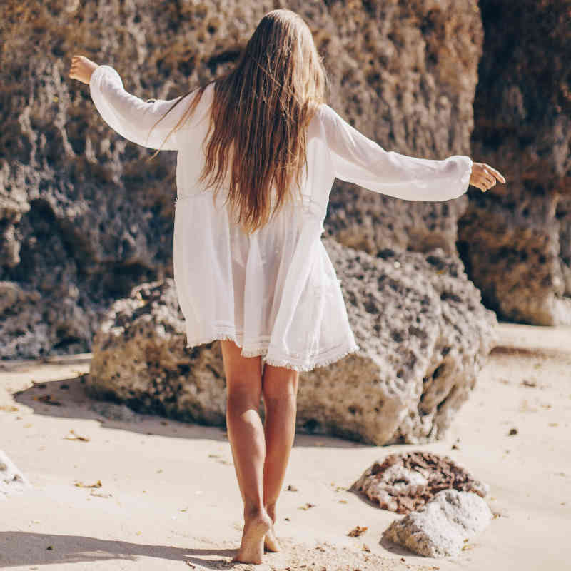 Tunics for Beach Swimsuit Cover up Women Swimwear White Kaftan Bikini Cover-ups Beachwear Pareo Bath Dress Saida de Praia Q1056 210420