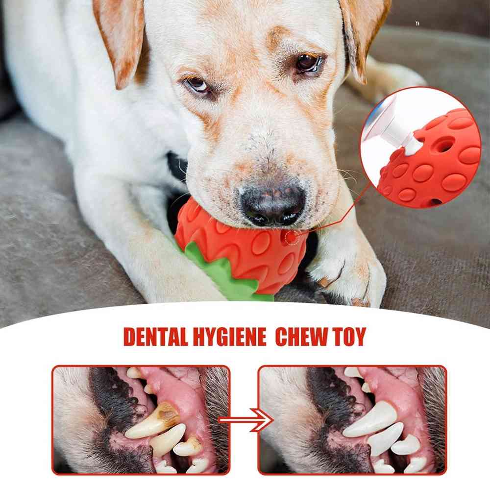 Dog Chew Toys Puzzle Feeding Ball Interactive Food Dispenser IQ Treat Toy For Dogs Puppy Pet Playing Non-Toxic Teething Toys