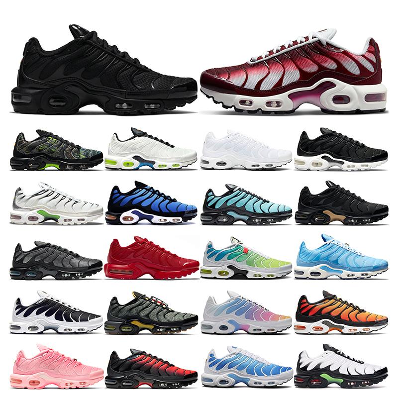 2021 TN Plus Mens Running Shoes Pink Sea Triple Black White Red Voltage Purple USA Lemon Lime Bumblebee Be True Trainers Sports Sneakers от DHgate WW