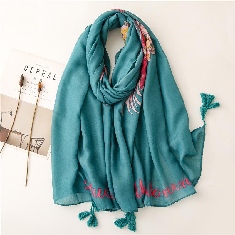 Scarves Fashion Autumn Winter Women Tassel Scarf Lady Quality Beach Sunscreen Hijab Shawls Wraps Female Foulard Echarpe Muslim, Blue;gray
Scarves Fashion Autumn Winter Women Tassel Scarf Lady Quality Beach Sunscreen Hijab Shawls Wraps Female Foulard Echarpe Muslim, Blue;gray