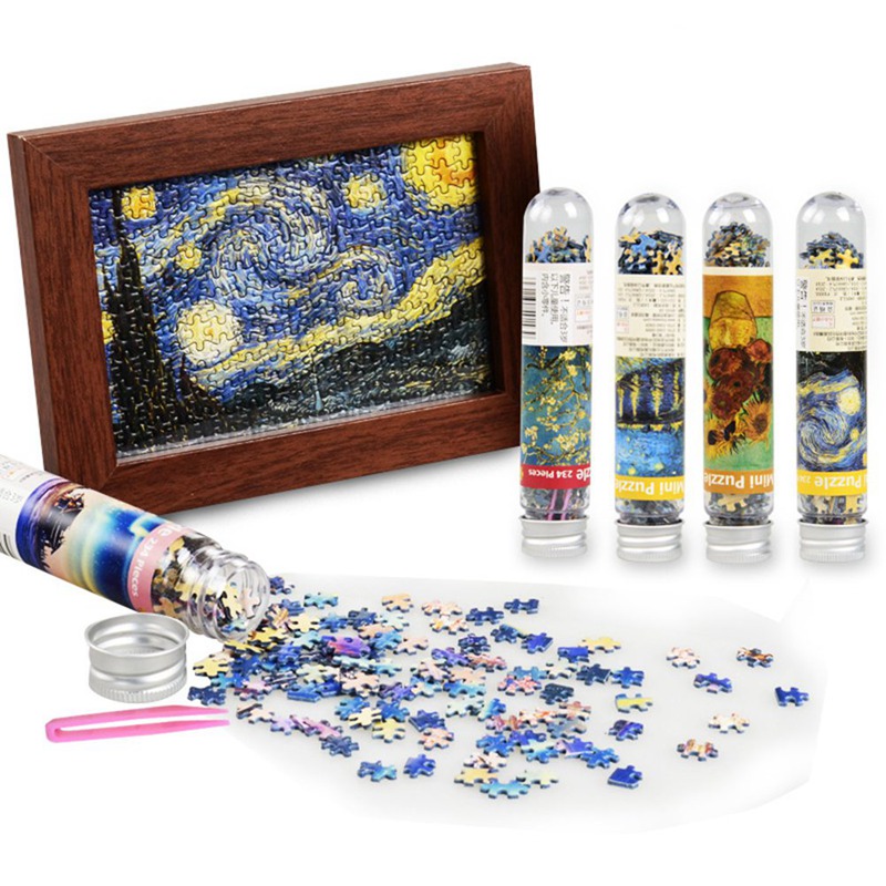 Mini test tube puzzle Famous Painting puzzles for adults kids children birthday gift от DHgate WW