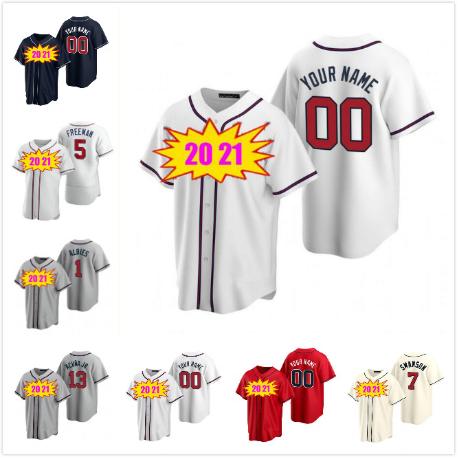 2021 Jersey Men Women kids youth Ronald Acuna Jr. Freddie Freeman Dansby Swanson Cole Hamels Ozzie Albies Chipper Jones baseball Jerseys, Blue;black
2021 Jersey Men Women kids youth Ronald Acuna Jr. Freddie Freeman Dansby Swanson Cole Hamels Ozzie Albies Chipper Jones baseball Jerseys, Blue;black