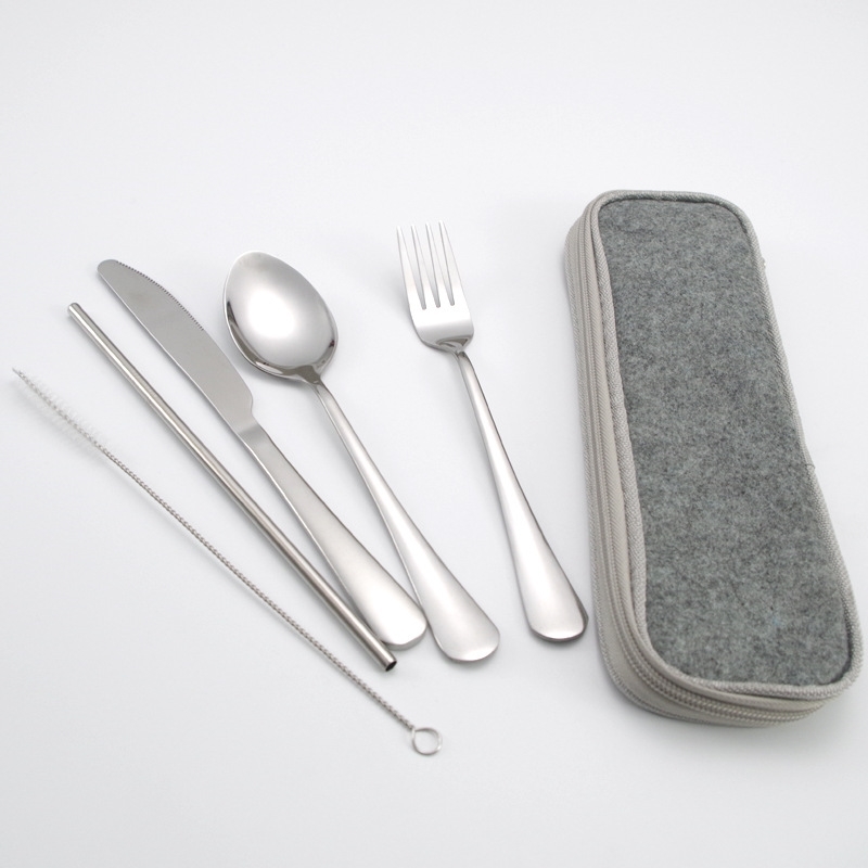 1010 Stainless Steel Portable office white-collar student travel knife spoon fork chopsticks set tableware
1010 Stainless Steel Portable office white-collar student travel knife spoon fork chopsticks set tableware