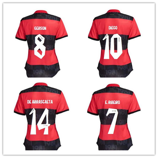 21/22 Women Flamengo Soccer jersey 2021 Home DIEGO E. RIBEIRO PEDRO Lady Shirt GERSON GABI Away DE ARRASCAETA girl football uniform, Black;yellow
21/22 Women Flamengo Soccer jersey 2021 Home DIEGO E. RIBEIRO PEDRO Lady Shirt GERSON GABI Away DE ARRASCAETA girl football uniform, Black;yellow