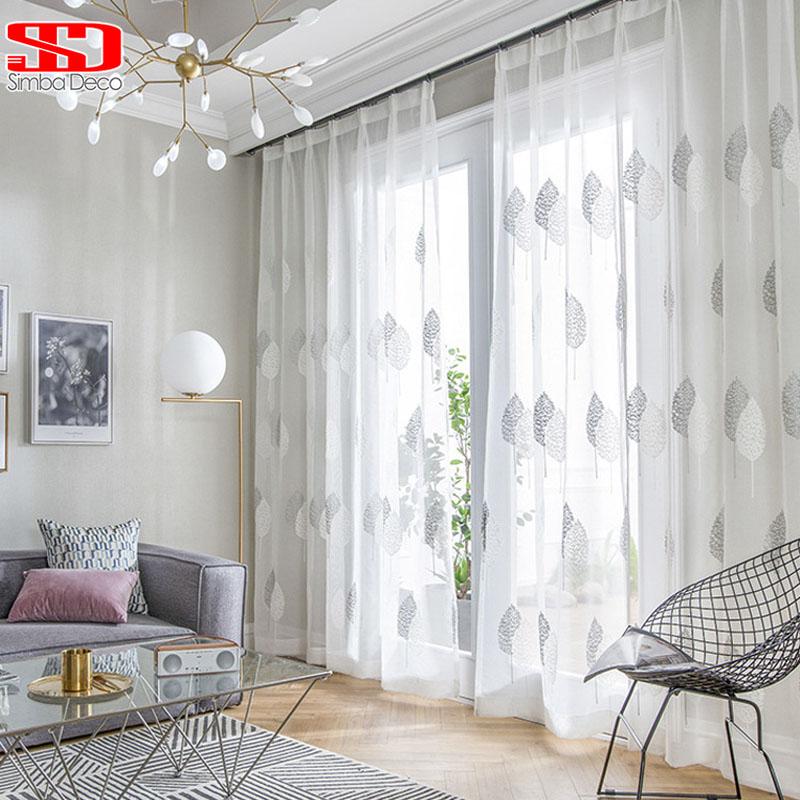 Modern Tree Tulle Curtains For Living Room Bedroom White Embroidered Sheer Kitchen Window Voile Curtain & Drapes
Modern Tree Tulle Curtains For Living Room Bedroom White Embroidered Sheer Kitchen Window Voile Curtain & Drapes