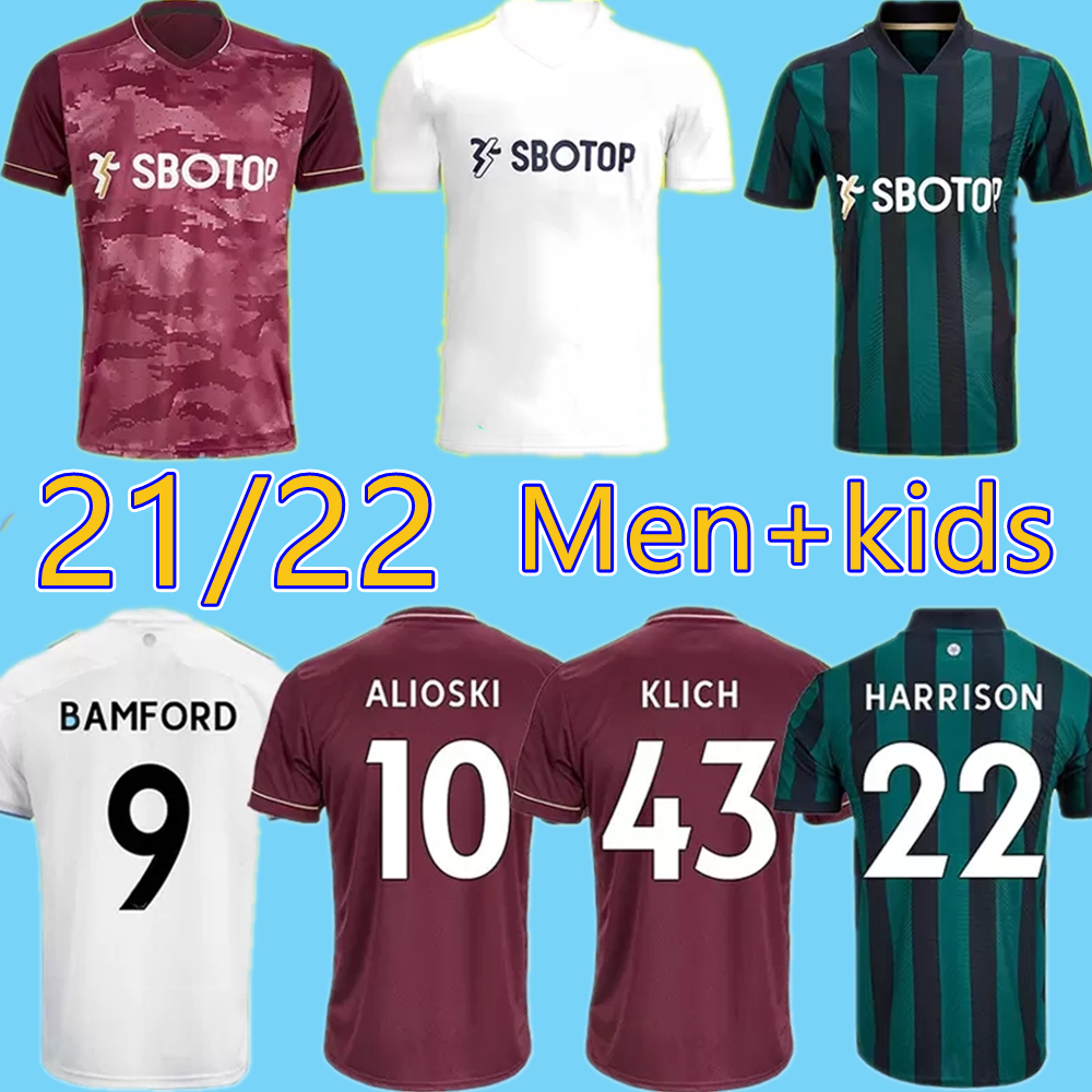 Men + Kids 21 22 Leeds Soccer Jerseys Roberts 2021 2022 Jersey Harrison Klich Alioski Hernandez BAMFORD Phillips Third Football Shirts, Black;yellow
Men + Kids 21 22 Leeds Soccer Jerseys Roberts 2021 2022 Jersey Harrison Klich Alioski Hernandez BAMFORD Phillips Third Football Shirts, Black;yellow