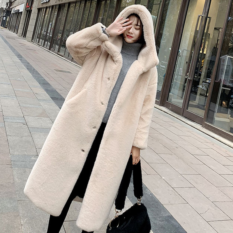2019 Hot Autumn Winter Faux Fur Coat Women Hooded Thickening Long Faux Fur Coat Women's Overcoat Clothes Plus Size, Black
2019 Hot Autumn Winter Faux Fur Coat Women Hooded Thickening Long Faux Fur Coat Women's Overcoat Clothes Plus Size, Black