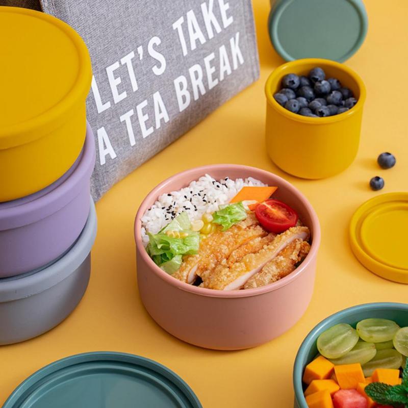 Dinnerware Sets Picnic Box No Odor Round With Lid Easy To Carry Fruit 5 Colors 250ml/700ml Storage Holder
Dinnerware Sets Picnic Box No Odor Round With Lid Easy To Carry Fruit 5 Colors 250ml/700ml Storage Holder