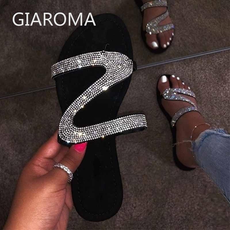Fashion Sandals Women Flip Flop Beach Shoes Travel Flat Slippers Plus Size Slides Diamond Glitter Laides Zapatos Mujer, Black
Fashion Sandals Women Flip Flop Beach Shoes Travel Flat Slippers Plus Size Slides Diamond Glitter Laides Zapatos Mujer, Black