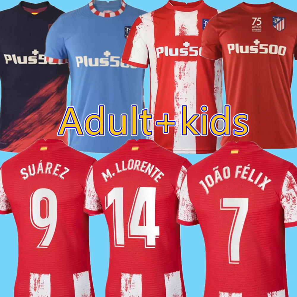 Atletico soccer jersey SUAREZ Madrid 21 22 JOAO FELIX 2021 2022 M LLORENTE KOKE SAUL CARRASCO CORREA camiseta LEMAR football shirts Mens JOA, Black;yellow
Atletico soccer jersey SUAREZ Madrid 21 22 JOAO FELIX 2021 2022 M LLORENTE KOKE SAUL CARRASCO CORREA camiseta LEMAR football shirts Mens JOA, Black;yellow