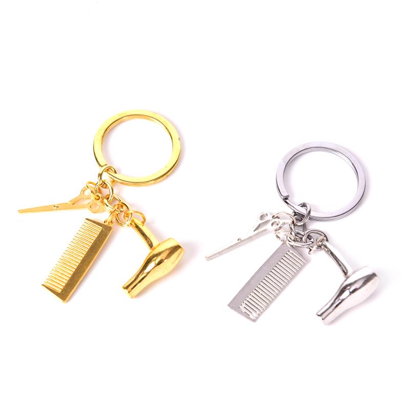 Keychains 1pcs Personality Hair Dryer Scissors Combs Keychain Hairdressing Tools Stylist Scissor Blow Salon Creative Gift
Keychains 1pcs Personality Hair Dryer Scissors Combs Keychain Hairdressing Tools Stylist Scissor Blow Salon Creative Gift