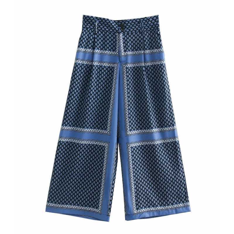 Women vintage position print panelled wide leg pants retro spliced Trousers Leisure ladies chic ankle length Pants P272 210603, As pic p272bb
Women vintage position print panelled wide leg pants retro spliced Trousers Leisure ladies chic ankle length Pants P272 210603, As pic p272bb