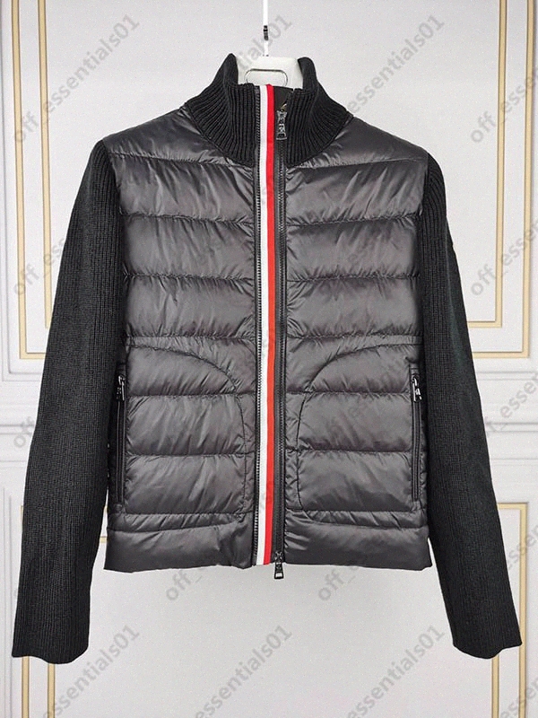 Colorful placket knitted D pocket mens down jacket High Qulaity France Luxurys Designers jakcets Size 1--5 81n6#, Customize
Colorful placket knitted D pocket mens down jacket High Qulaity France Luxurys Designers jakcets Size 1--5 81n6#, Customize