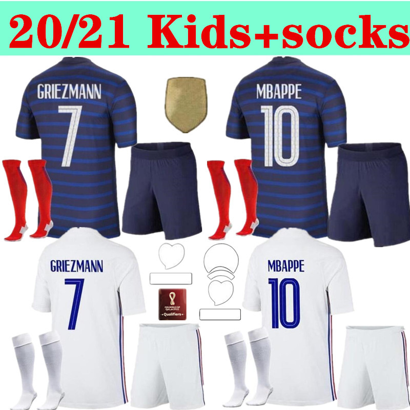 kids kit+socks 20 21 MBAPPE GRIEZMANN POGBA jerseys 2021 Soccer jersey Football shirts maillot de foot VARANE PAVARO UMTTI GIROUD baby suit Enfants, Black;yellow
kids kit+socks 20 21 MBAPPE GRIEZMANN POGBA jerseys 2021 Soccer jersey Football shirts maillot de foot VARANE PAVARO UMTTI GIROUD baby suit Enfants, Black;yellow