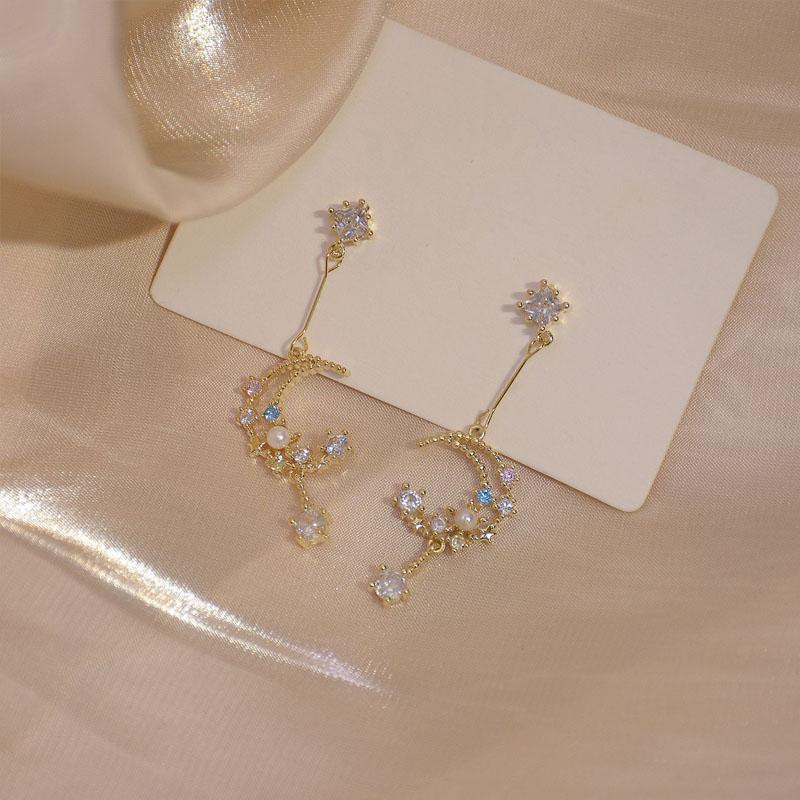 Stud 2021 Arrival Fashion Earrings Cute Sweet Crystal Trendy Geometric Exquisite Moon Women Gifts Christmas Gift
Stud 2021 Arrival Fashion Earrings Cute Sweet Crystal Trendy Geometric Exquisite Moon Women Gifts Christmas Gift