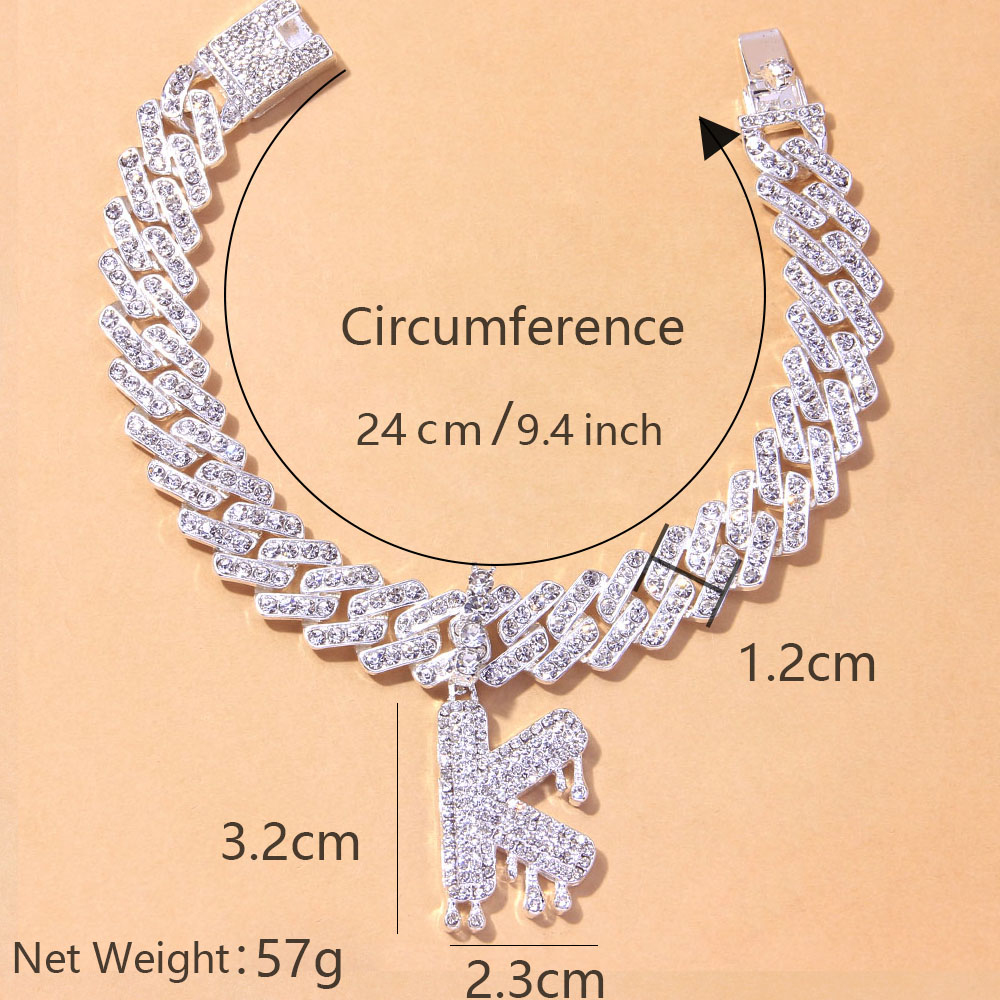 Cute Miaimi A-Z Alphabet Anklet Braclet on the Leg Crystal Whole Iced Out Summer Inital Bling Punk Cuban Link Anklet Jewelry233i
Cute Miaimi A-Z Alphabet Anklet Braclet on the Leg Crystal Whole Iced Out Summer Inital Bling Punk Cuban Link Anklet Jewelry233i