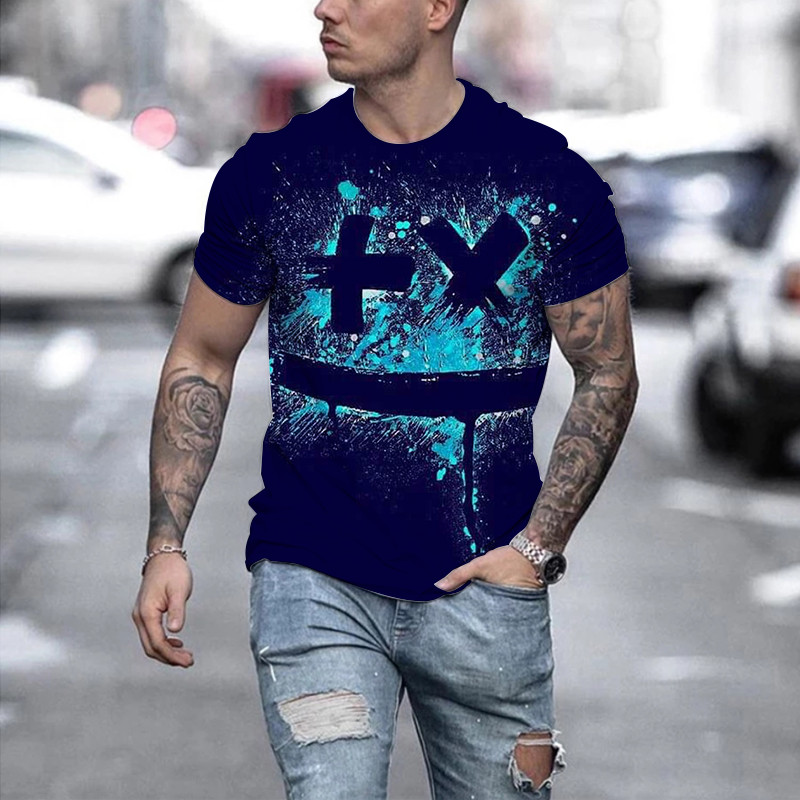 Men's 3D Print T shirt Graphic Optical Illusion Short Sleeve Party Tops Streetwear Punk & Gothic Round Neck Summer, Xcnz-1
Men's 3D Print T shirt Graphic Optical Illusion Short Sleeve Party Tops Streetwear Punk & Gothic Round Neck Summer, Xcnz-1