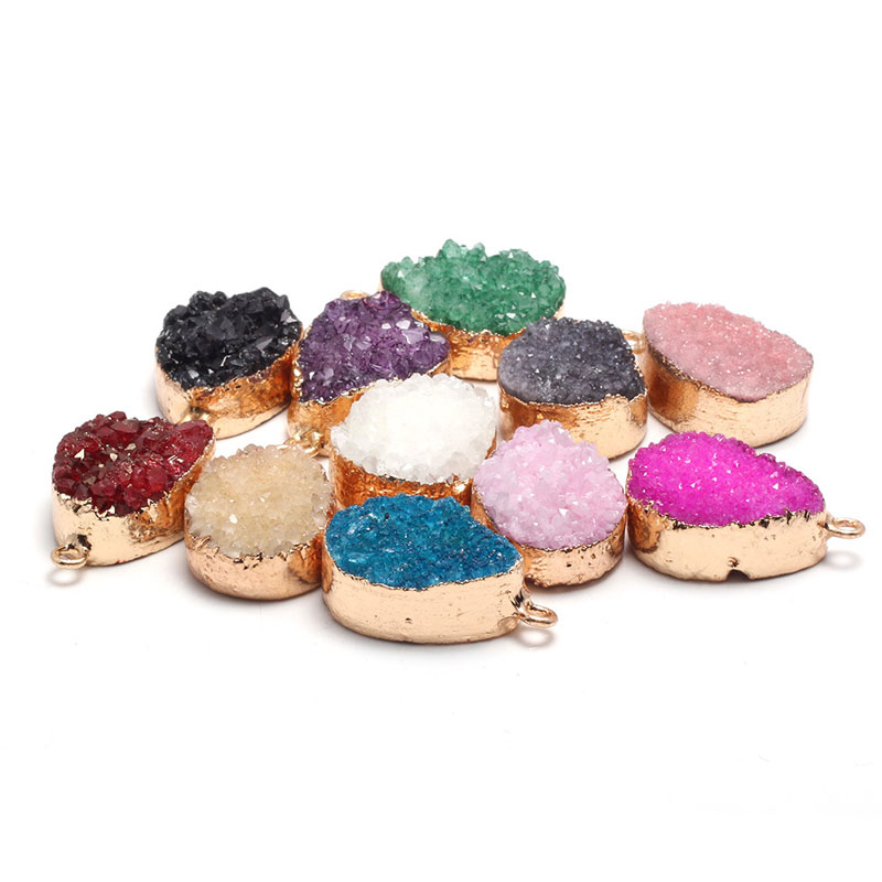 Irregular Natural Crystal Stone Gold Plated Pendant Necklaces For Women Girl Fashion Party Club Jewelry With Rope Chain
Irregular Natural Crystal Stone Gold Plated Pendant Necklaces For Women Girl Fashion Party Club Jewelry With Rope Chain