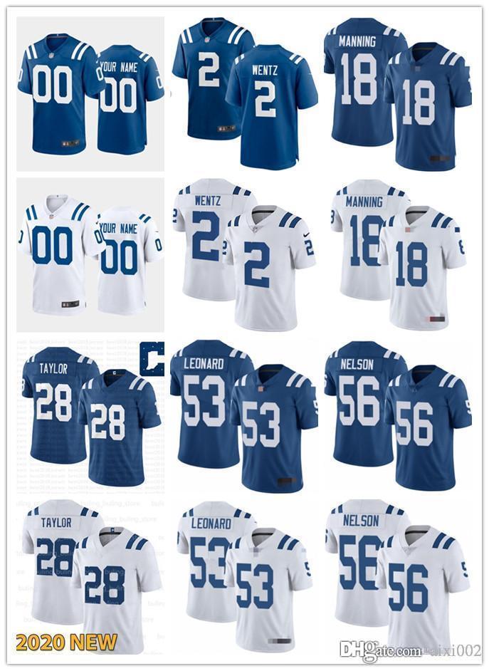 Men Women Youth Indianapolis Colts 56 Quenton Nelson 53 Darius Leonard 18 Peyton Manning 2 Carson Wentz custom Football Jersey, Black;red
Men Women Youth Indianapolis Colts 56 Quenton Nelson 53 Darius Leonard 18 Peyton Manning 2 Carson Wentz custom Football Jersey, Black;red
