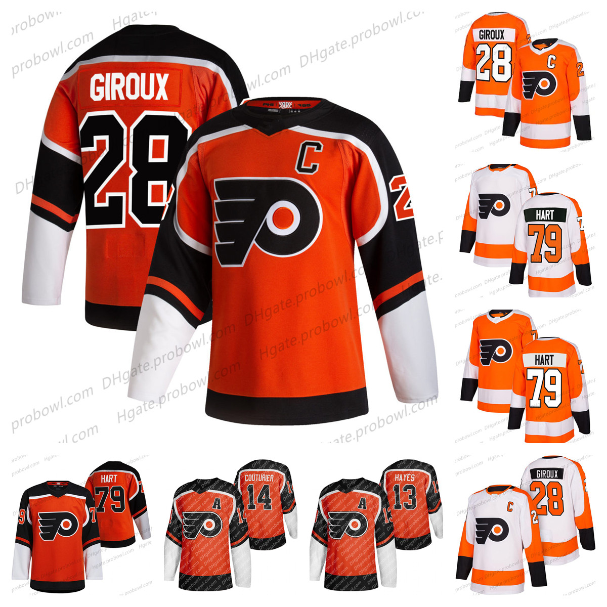 Philadelphia Flyers Claude Giroux Cam Atkinson Jersey Travis Konecny Sean Couturier Carter Hart Keith Yandle Hayes Ryan Ellis Joel Farabee Martin Jones Provorov, Womens reverse retro orange
Philadelphia Flyers Claude Giroux Cam Atkinson Jersey Travis Konecny Sean Couturier Carter Hart Keith Yandle Hayes Ryan Ellis Joel Farabee Martin Jones Provorov, Womens reverse retro orange