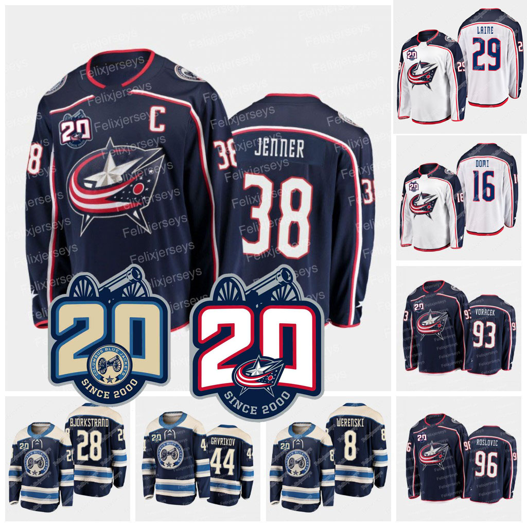 Oliver Bjorkstrand Columbus Blue Jackets 20th Jersey Jakub Voracek Boone Jenner Zach Werenski Patrik Laine Vladislav Gavrikov Cole Sillinger Max Domi Roslovic, Home jersey youth s-xl
Oliver Bjorkstrand Columbus Blue Jackets 20th Jersey Jakub Voracek Boone Jenner Zach Werenski Patrik Laine Vladislav Gavrikov Cole Sillinger Max Domi Roslovic, Home jersey youth s-xl