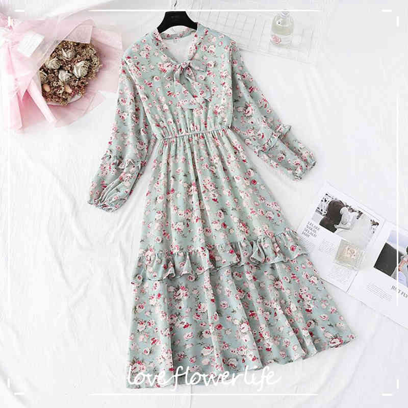 Chiffon Women Dress Vintage Lotus Leaf Flowers Print Party Dress Long Sleeve Vestidos Elegant Women Spring Summer Dress 210521, Apricot
Chiffon Women Dress Vintage Lotus Leaf Flowers Print Party Dress Long Sleeve Vestidos Elegant Women Spring Summer Dress 210521, Apricot