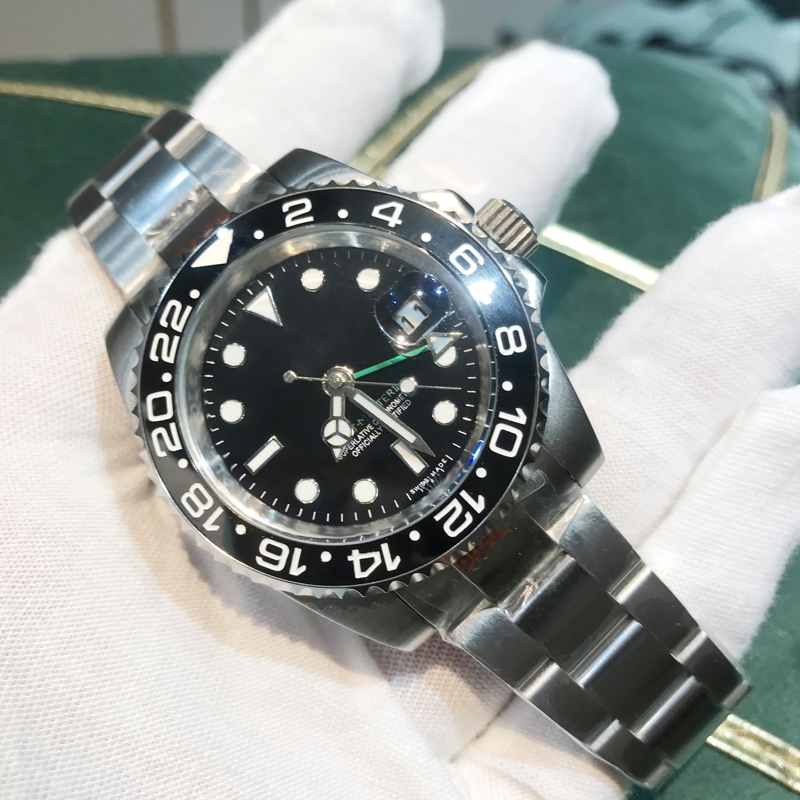 2021 Men Watches 2813 black Ceramic bezel Black dial sapphire glass 904L stainless steel Luminous Mechanical waterproof montre de luxe, Slivery;brown
2021 Men Watches 2813 black Ceramic bezel Black dial sapphire glass 904L stainless steel Luminous Mechanical waterproof montre de luxe, Slivery;brown