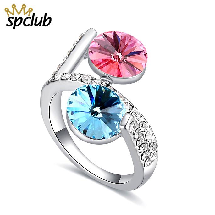 Wedding Rings Crystals From Round Engagement/Wedings For Women Birthday Ring Female Anel Love Gifts Jewelry Drop
Wedding Rings Crystals From Round Engagement/Wedings For Women Birthday Ring Female Anel Love Gifts Jewelry Drop