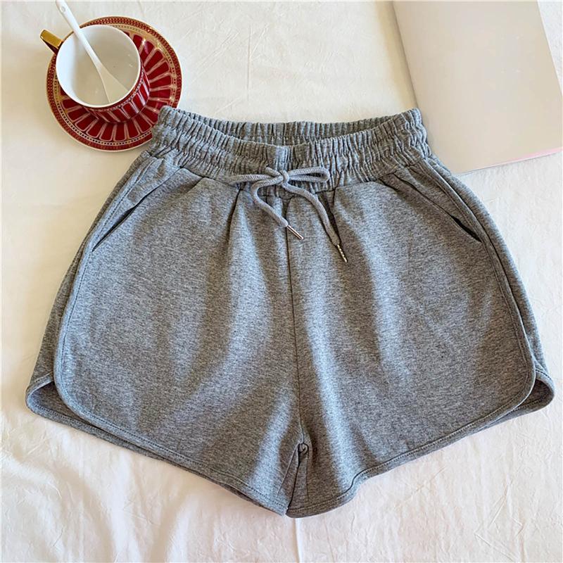 Casual Fashion Women Loose High Waist Ladies Wide Leg Solid Jeans Minimalism Style Workout Short Pants Women's Shorts