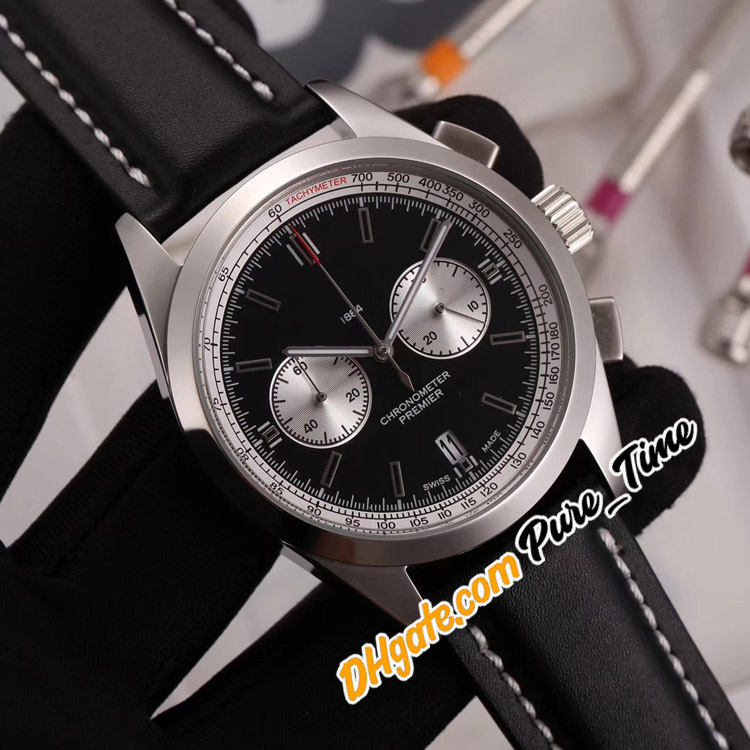43mm Premier B01 AB0118A61C1P1 VK Quartz Chronograph Mens Watch Steel Case Stopwatch Black Dial White Subdial Leather Strap Watches Pure_Time BRE-C22, C22 (5)
43mm Premier B01 AB0118A61C1P1 VK Quartz Chronograph Mens Watch Steel Case Stopwatch Black Dial White Subdial Leather Strap Watches Pure_Time BRE-C22, C22 (5)