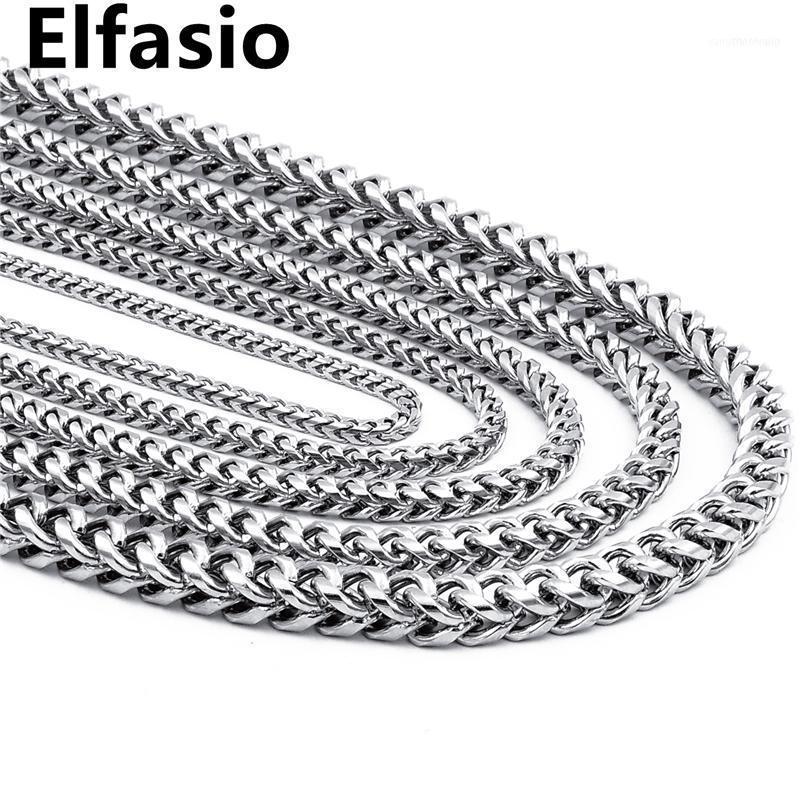 Customized 3/4/5/6/8mm 16"~36" Mens Square Wheat Braided Silver Stainless Steel Chain Necklace Jewelry1
Customized 3/4/5/6/8mm 16"~36" Mens Square Wheat Braided Silver Stainless Steel Chain Necklace Jewelry1