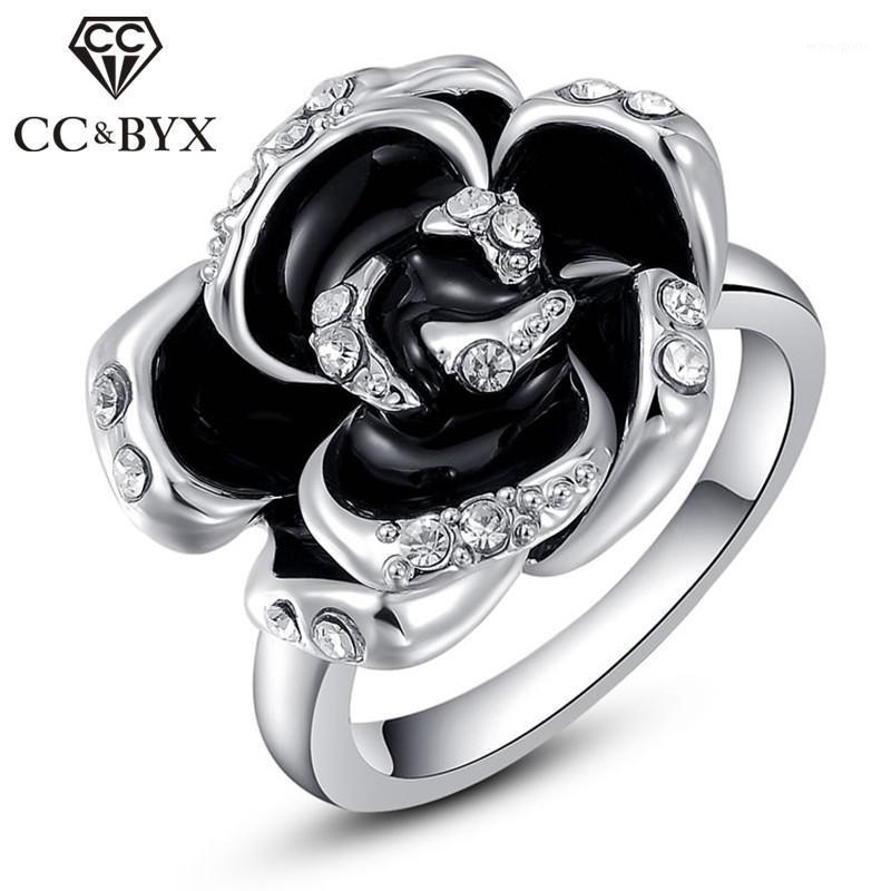 Cluster Rings Flower Ring Black Color Rose For Women Trendy Party Accessories Bijoux Fashion Jewelry Valentine Gift 5221
Cluster Rings Flower Ring Black Color Rose For Women Trendy Party Accessories Bijoux Fashion Jewelry Valentine Gift 5221