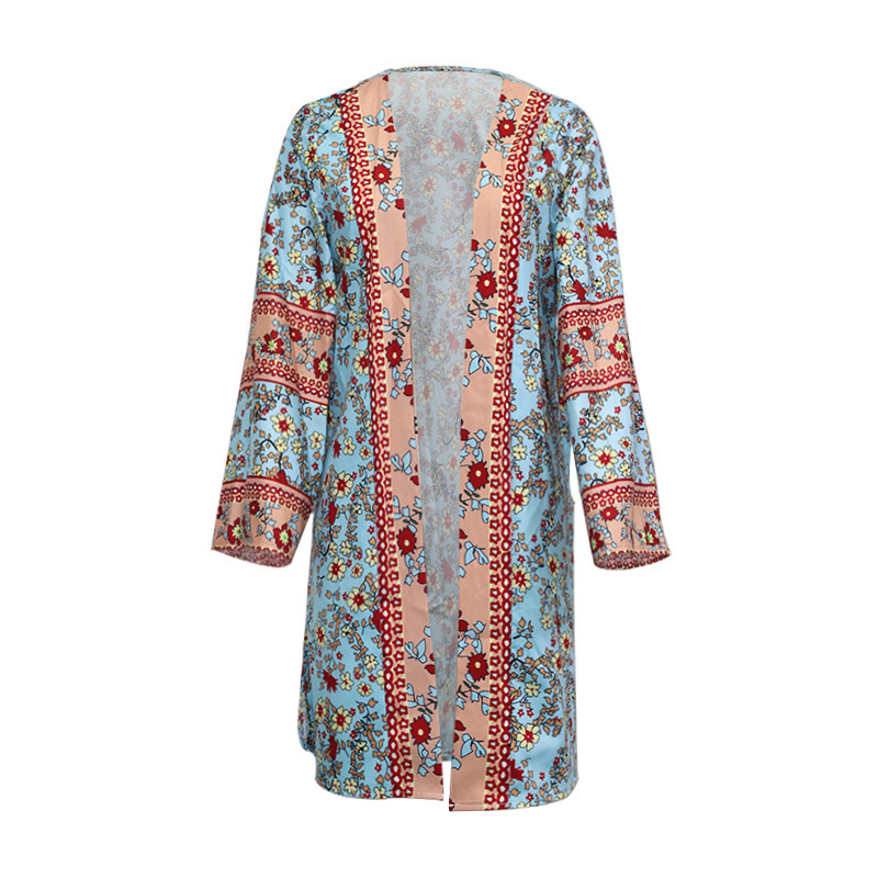 Boho Kimonos Woman Japanese Kimono Cardigan Cosplay Shirt Blouse for Women Japanese Yukata Female Summer Beach Kimono 210412
