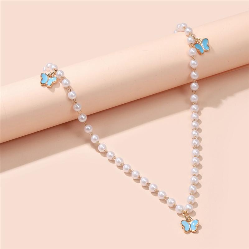 Pendant Necklaces Elegant Pearl Butterfly Necklace Charming Women's Wedding Short Choker Jewelry Creative Party Accessories
Pendant Necklaces Elegant Pearl Butterfly Necklace Charming Women's Wedding Short Choker Jewelry Creative Party Accessories