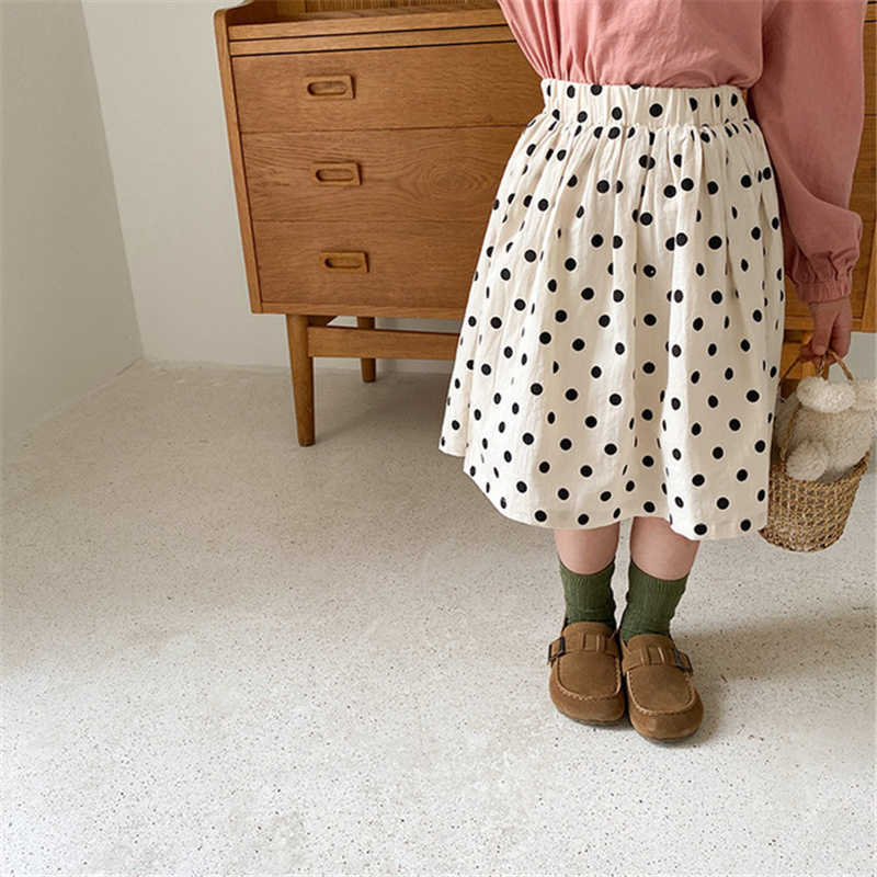 Spring girls cute dot skirts korean style children soft casual all-match skirt 1-7Y 210615, Green
Spring girls cute dot skirts korean style children soft casual all-match skirt 1-7Y 210615, Green