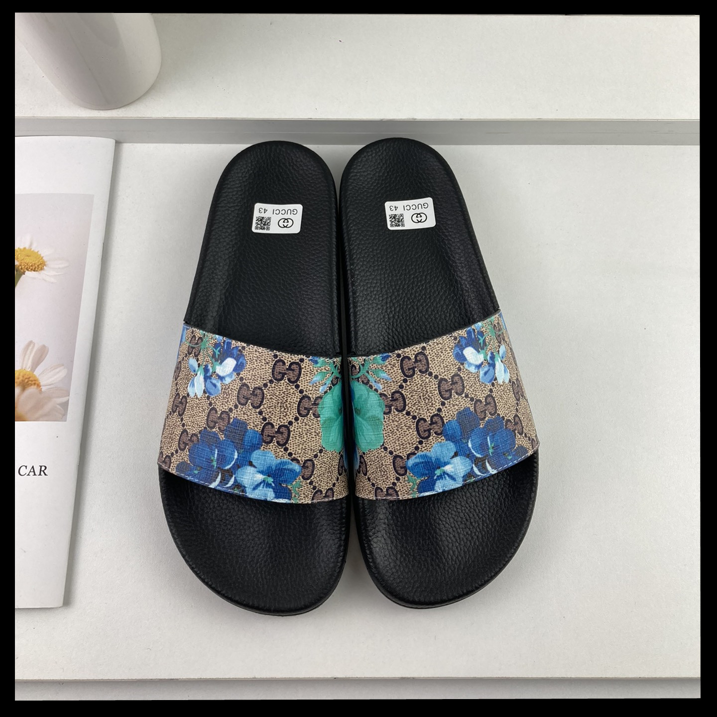 g ucci slipers Woman and Man Sandals quality Stylish Fashion Classics Men Women Flat shoes Slide With box, Black
g ucci slipers Woman and Man Sandals quality Stylish Fashion Classics Men Women Flat shoes Slide With box, Black