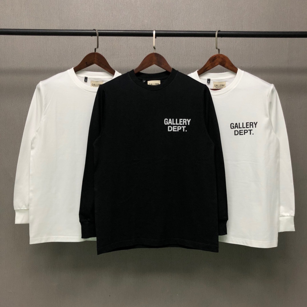 Gallery dept souvenir tee Hollywood slogan letter loose print men's and women's long sleeve T-shirt, Black
Gallery dept souvenir tee Hollywood slogan letter loose print men's and women's long sleeve T-shirt, Black