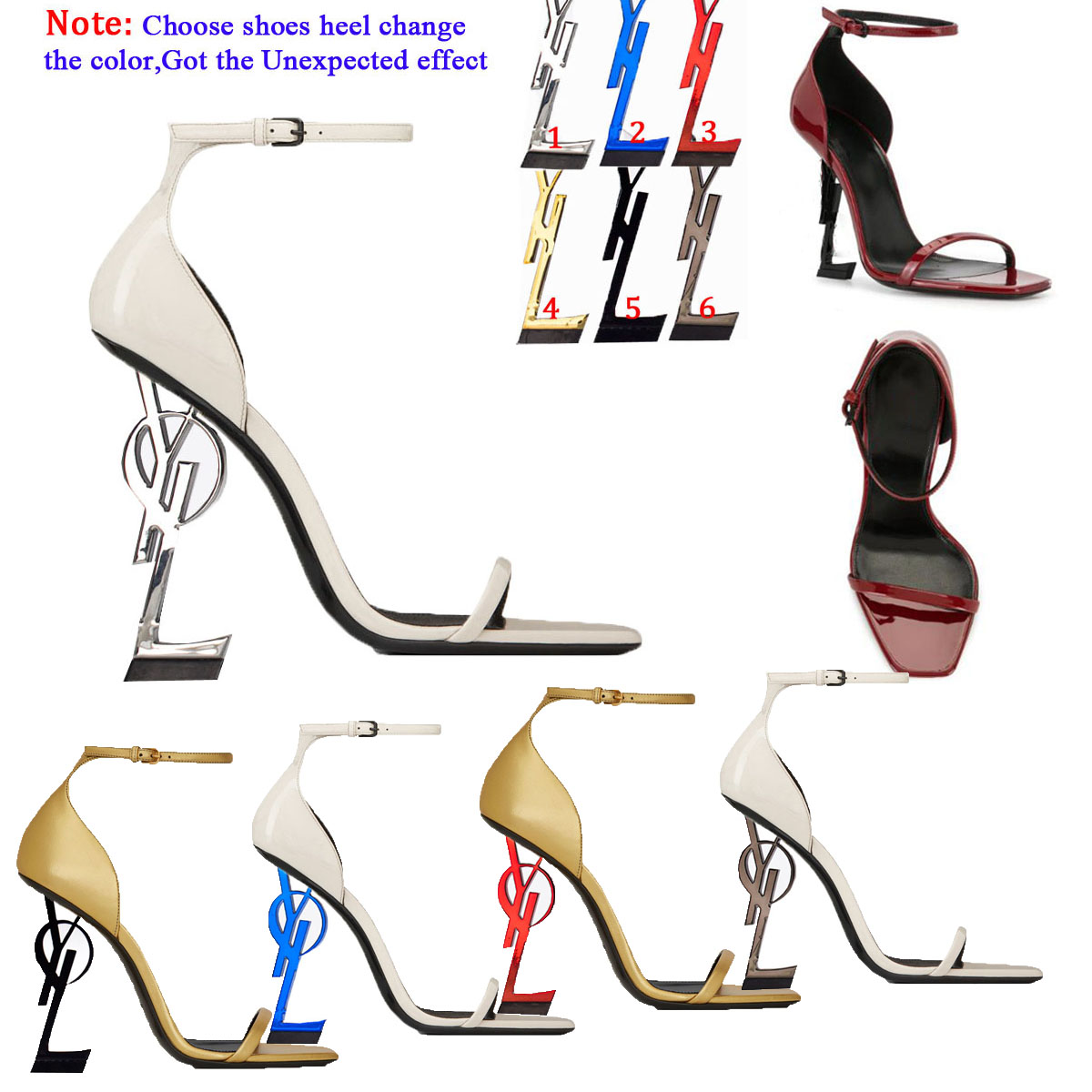 2021 wedding dress shoes ladies red silver high heels sandals exquisite and comfortable strap women letters short boots leather material ser, Black
2021 wedding dress shoes ladies red silver high heels sandals exquisite and comfortable strap women letters short boots leather material ser, Black