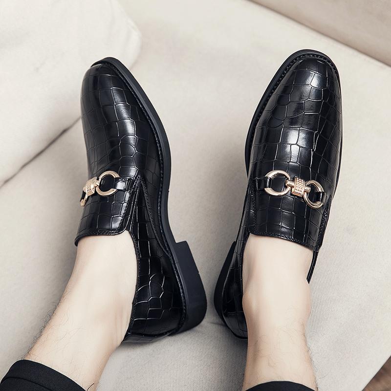 Dress Shoes Formen Fashion Comfortable Male Business Pure C…