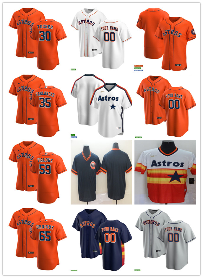 Men Women Youth Houston Astros 30 Kyle Tucker 65 Jose Urquidy 59 Framber Valdez 35 Justin Verlander Custom Baseball Jersey, Blue;black
Men Women Youth Houston Astros 30 Kyle Tucker 65 Jose Urquidy 59 Framber Valdez 35 Justin Verlander Custom Baseball Jersey, Blue;black