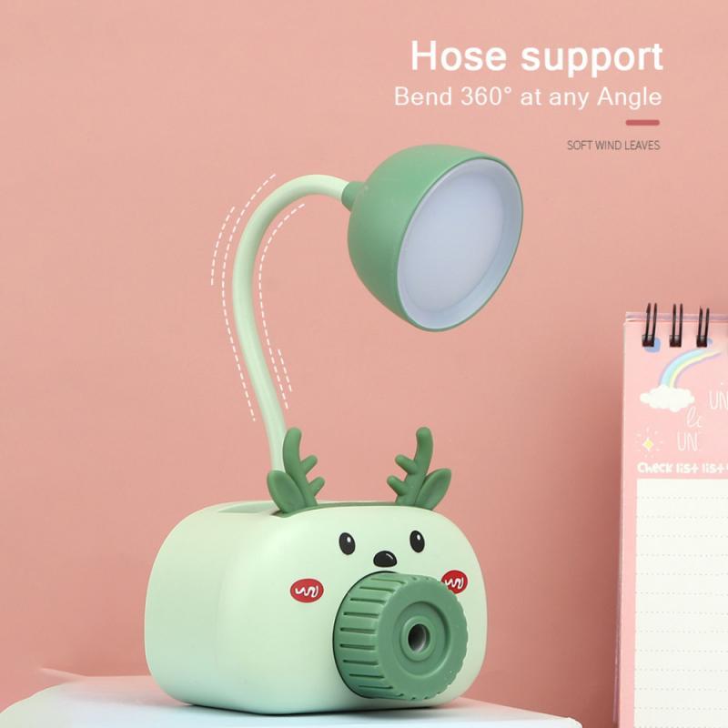 Book Lights Cartoon LED Desk Lamp With Pencil Sharpener Pen Holder Table For Child Student Eye Protection Reading Light Night Lilght
Book Lights Cartoon LED Desk Lamp With Pencil Sharpener Pen Holder Table For Child Student Eye Protection Reading Light Night Lilght