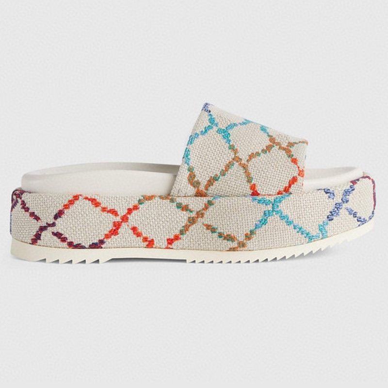 Women Paris Slippers Designer Strawberry Pattern Embroidery G Letters Beach Casual Slides Flip Flops Ladies Platform Thick Bottom Increase Non-slip Sandals 35-43, Green wedge 10cm
Women Paris Slippers Designer Strawberry Pattern Embroidery G Letters Beach Casual Slides Flip Flops Ladies Platform Thick Bottom Increase Non-slip Sandals 35-43, Green wedge 10cm
