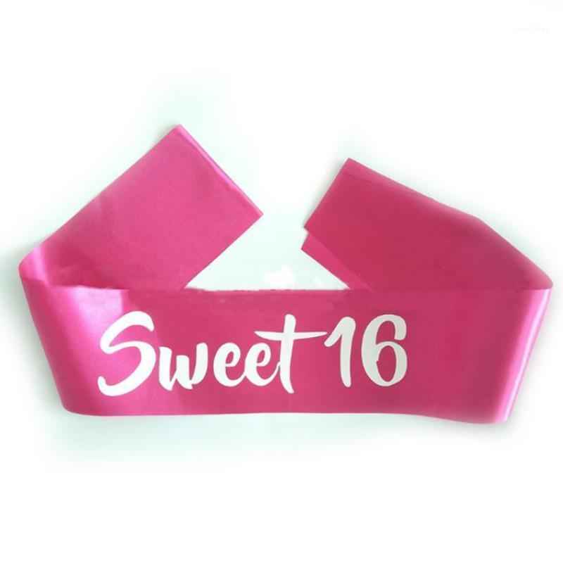 Party Decoration 1 Pcs Creative Sweet 16 Letters Printed Satin Sash Girls Boy 16th Birthday Supplies DIY Decorations
Party Decoration 1 Pcs Creative Sweet 16 Letters Printed Satin Sash Girls Boy 16th Birthday Supplies DIY Decorations