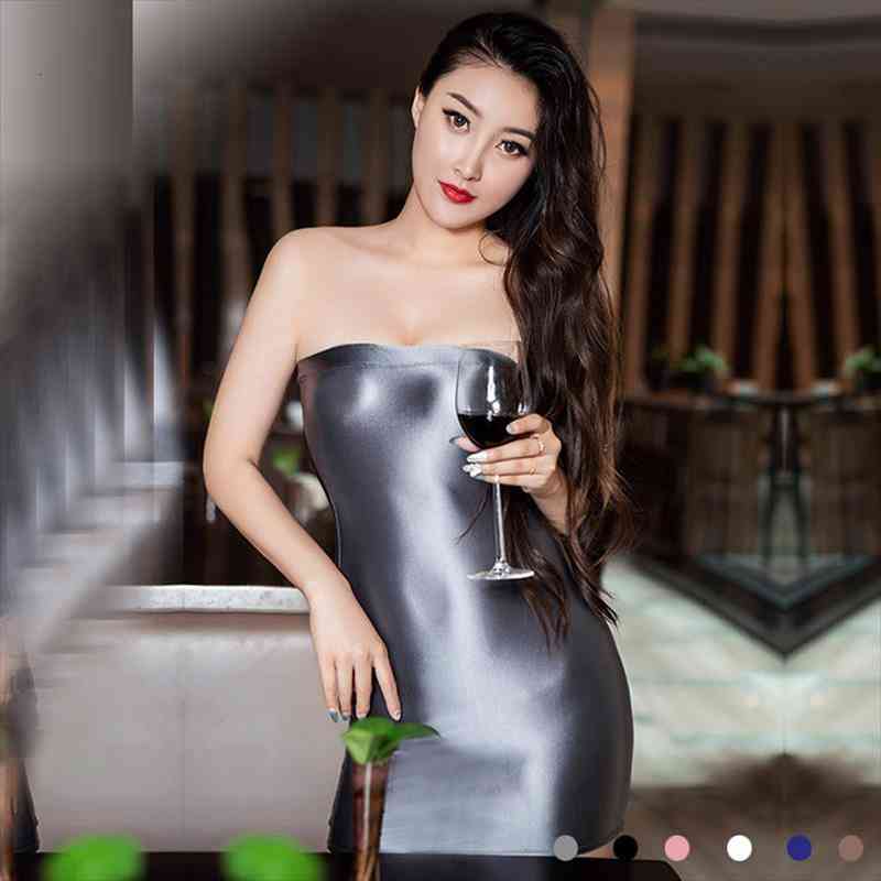 oil glossy shiny strapless womens dresses erotic club vestido transparent minifalda bodycon package hip miniskirt vestidos, Black;gray
oil glossy shiny strapless womens dresses erotic club vestido transparent minifalda bodycon package hip miniskirt vestidos, Black;gray