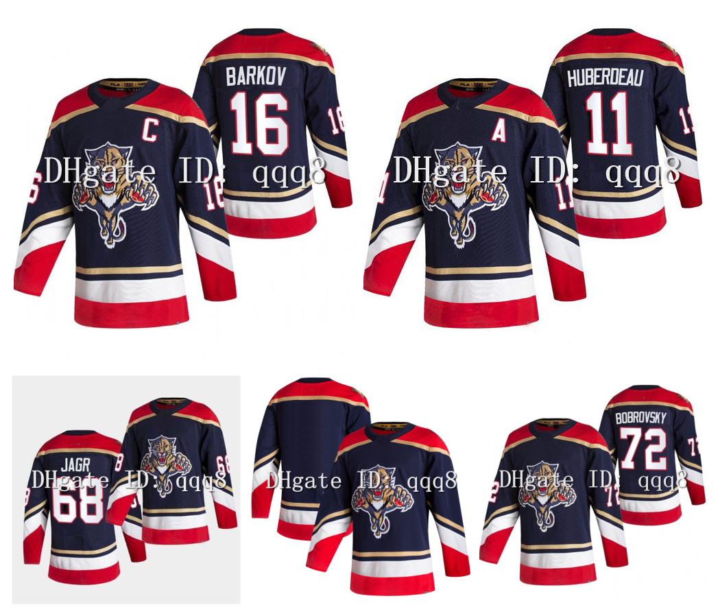 2021 Reverse Retro Florida Panthers Jersey 11 Jonathan Huberdeau 16 Aleksander Barkov 68 Jaromir Jagr 72 Sergei Bobrovsky Dark Blue Hockey Jersey, As pic
2021 Reverse Retro Florida Panthers Jersey 11 Jonathan Huberdeau 16 Aleksander Barkov 68 Jaromir Jagr 72 Sergei Bobrovsky Dark Blue Hockey Jersey, As pic