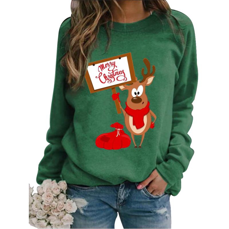 Women's Hoodies & Sweatshirts Merry Christmas Womens Cartoon Elk Pattern O-Neck Long Sleeve Pullovers Tops Winter Warm Harajuku Streetwear A, Black
Women's Hoodies & Sweatshirts Merry Christmas Womens Cartoon Elk Pattern O-Neck Long Sleeve Pullovers Tops Winter Warm Harajuku Streetwear A, Black