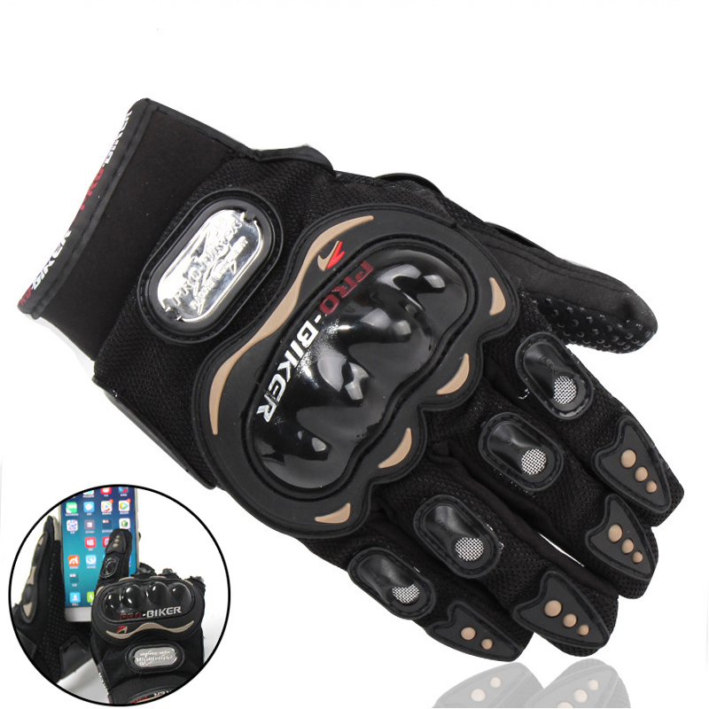 PRO-BIKER Men Motorcycle Gloves Wearable Guantes Motocross Full Finger Motocross Gloves Protective Motocross Guantes Gloves