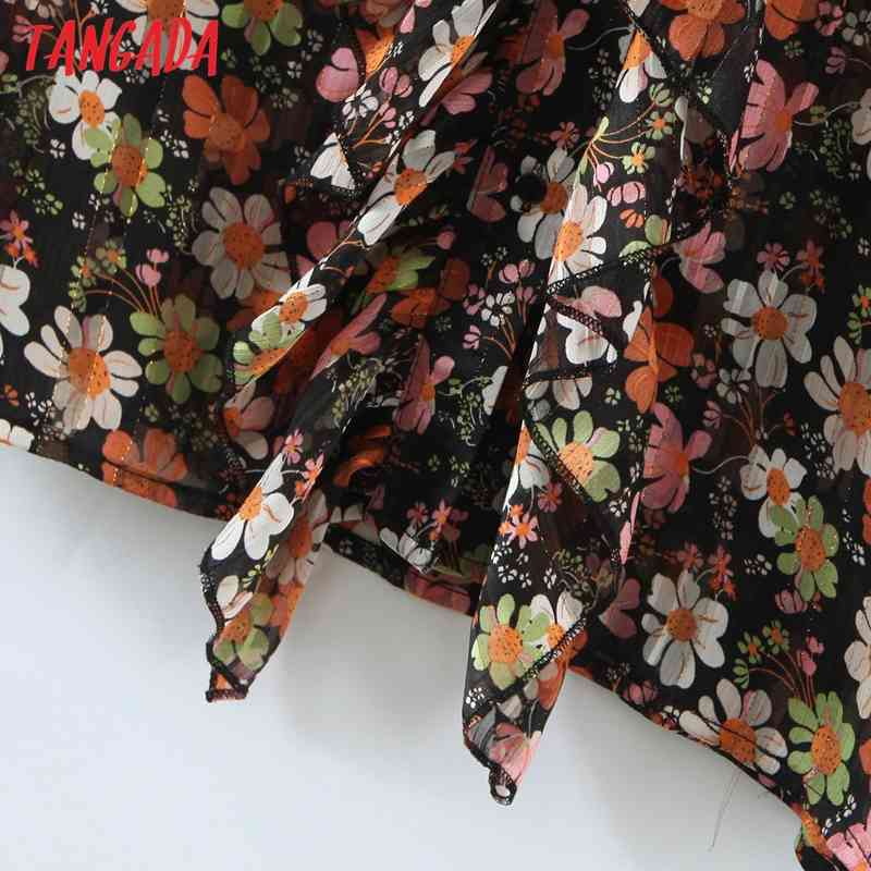 Women Vintage Striped Print Long Sleeve Spring Chic Female Casual Loose Shirt 210416