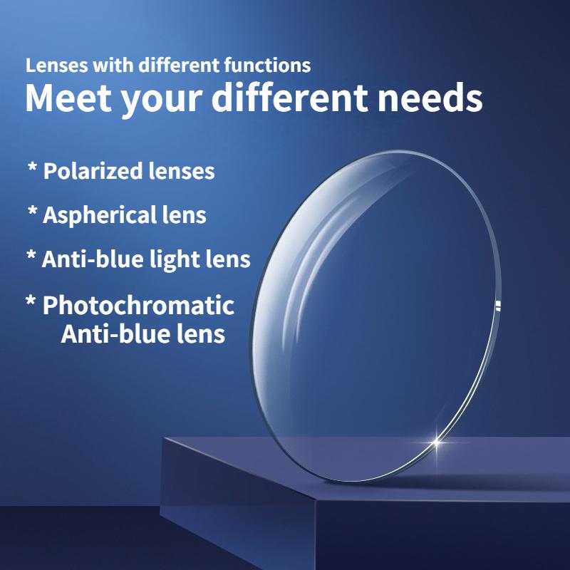 Sunglasses Custom Pochromatic Anti Blue Light Optical Lens 1.56/1.61/1.67 Hyperopia Myopia Glasses Prescription CR39 Resin
Sunglasses Custom Pochromatic Anti Blue Light Optical Lens 1.56/1.61/1.67 Hyperopia Myopia Glasses Prescription CR39 Resin